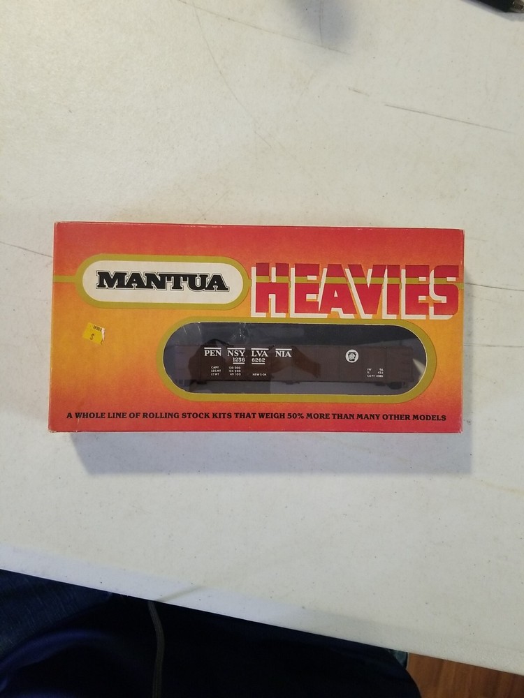 HO Mantua Heavies PRR GONDOLA 12566262 W/ COAL CAR LOAD Kit, Collector Series