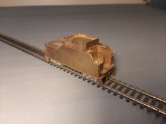 HO Brass United Models PFM Baldwin Coal to Oil Tender 29′ 8000 gallon Atlas