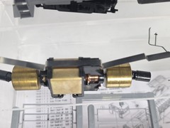 Stewart HO Scale 7000 Undecorated GE U25B Diesel Loco NOS Needs Motor Mounts (A)