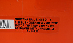 Lionel O27 Gauge 6-18824 Montana Rail LInk SD-9 Diesel Locomotive NM/MT