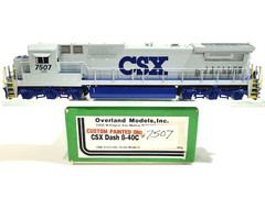 Overland OMI CSX GE Dash 8-40C CSX Transportation #7507 HO Brass Model #5157.1