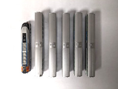 Kato #176-9105 Metra Diesel with #106-8702 5 Car Passenger Set N Scale C-8