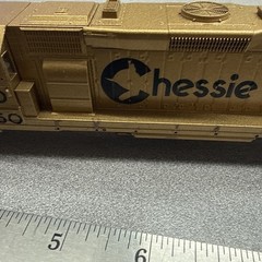 ATHEARN Shell GP40 HO B&O CHESSIE SYSTEM GM50 Special Run Gold Paint Shell Only