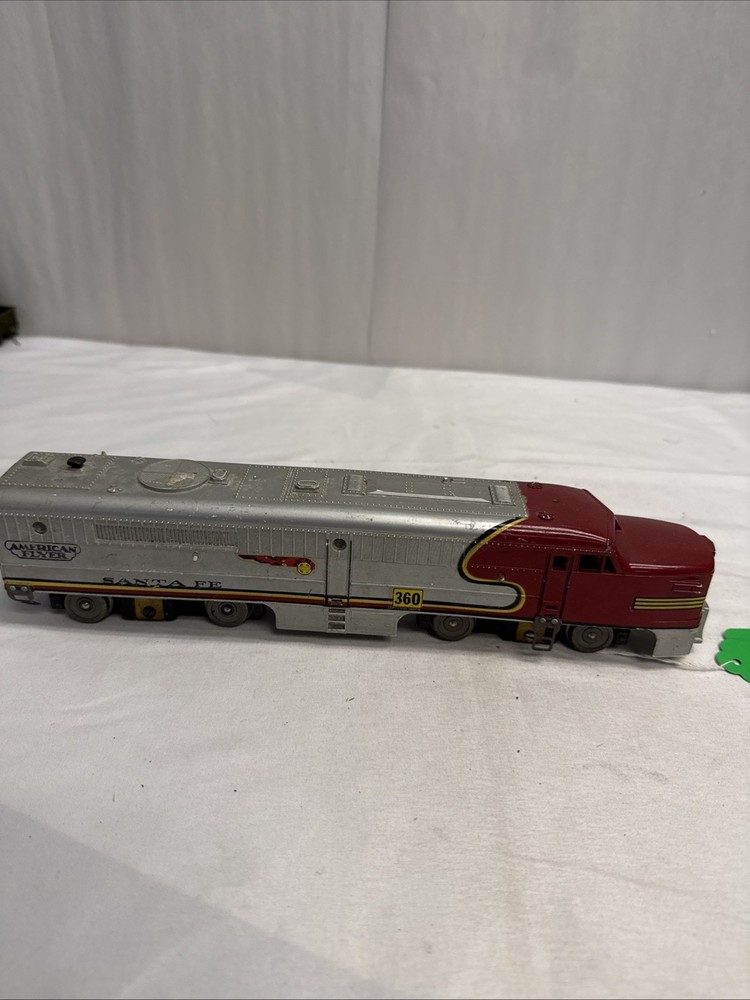 American Flyer postwar S Gauge Santa Fe Alco PA-1 Diesel Locomotive #360 (Nb)