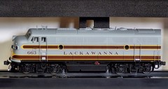 Bowser Exec Ln/Hobbytyme #24635 HO DL&W F-3A #663 Tri-StateRHS/Steamtown/ LokSnd