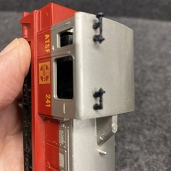 HO TYCO Switcher ATSF 241l Hong Kong Used, Tested Needs Work, (HO052324-03)