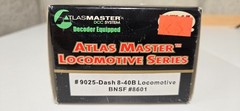 HO Atlas Master 9025 BNSF Dash 8-40B Diesel Locomotive #8601 DCC