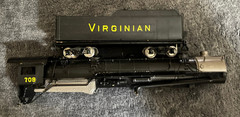 HO Brass Hybrid Virginian 2-8-8-2 Parts Lot with Box Oriental Limited