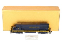 Oriental Limited HO BRASS C&O GE U25B 2500HP Diesel Engine Intermediate -Painted