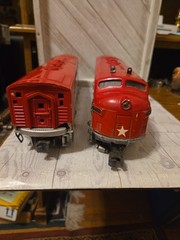 Vintage Lionel #2243 Texas Special F3 A+B diesel engine set UNTESTED AS IS
