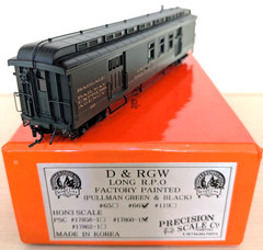 *PSC PRECISION SCALE HOn3 BRASS D&RGW LONG RPO #66 *HIGHLY-DETAILED *SUPER NICE!