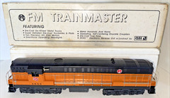 MTH FM TRAINMASTER MILWAUKEE ROAD #4655 DIESEL ENGINE SA-1004 OB -TESTED