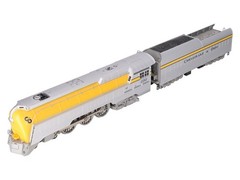 Lionel 6-18043 O Gauge C&O Streamlined Hudson Locomotive & Tender with RSII #490