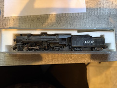 N Scale AT&SF 4-6-2 Locomotive Train See Details!