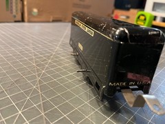 American Flyer O Scale Train PREWAR 1121 BLACK TENDER from BLUE STREAK LINE LotK