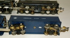 American Flyer 322AC 4-6-4 Steam Loco & Tender ~ The Royal Blue ~ Parts / Repair