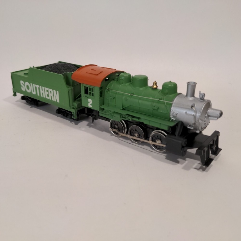 TYCO HO SOUTHERN RR 0-6-0 SOU #2 Steam Locomotive Engine & Tender TESTED