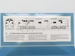 HO Scale Proto 2000 21272 Undecorated E7A Diesel Locomotive
