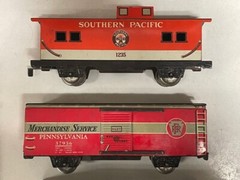 Vintage Marx Tin Trains O gauge Diesel Locomotive Southern Pacific A-A units +++
