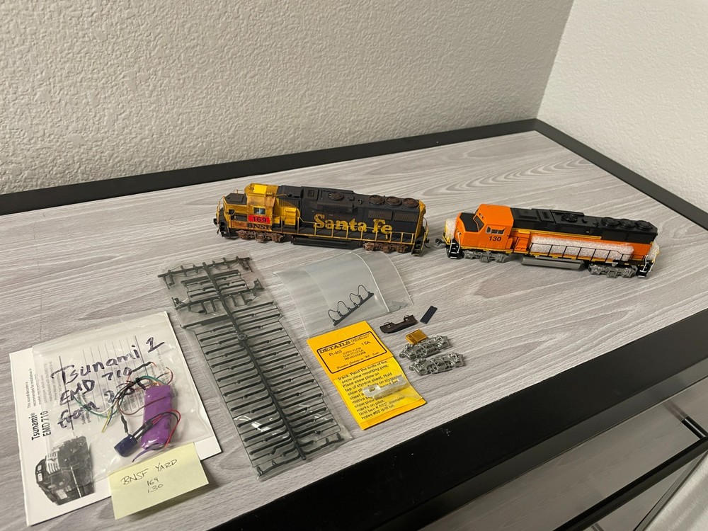 Athearn & Proto2000 HO Scale BNSF GP60 GP60M Local Power Project DCC & Sound