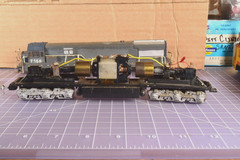 Athearn U28C GE locomotive, shell needs TLC, Good Working Condition WVR