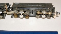 American Flyer 322AC 4-6-4 Steam Loco & Tender ~ The Royal Blue ~ Parts / Repair