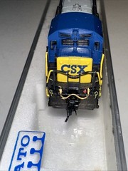 N Scale Kato GE C30-7 Diesel Locomotive CSX Transportation #7067 DC