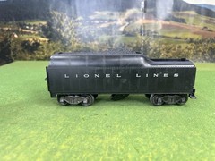 LIONEL POSTWAR 736 BERKSHIRE TYPE 2-8-4 LOCOMOTIVE WITH 2046W TENDER 1955-1956