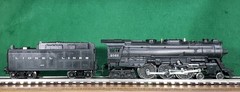 ** LIONEL 2055 HUDSON STEAM ENGINE * 234W TENDER * SERVICED RUNS GREAT * NICE *