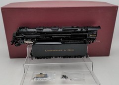 River Raisin Models S Scale Brass Chesapeake & Ohio 2-6-6-6 Loco & Tender #1600