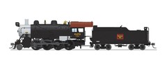Broadway Limited ~ HO Scale ~ 2-8-0 Consolidation ~ CBQ 629 ~ DC Version ~ 8749