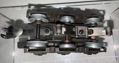 LIONEL O GAUGE DIESEL LOCOMOTIVE 6-WHEEL DIE CAST COLLECTOR TRUCK PART 8855-035