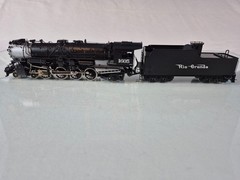 HO BRASS PFM TENSHODO DENVER & RIO GRANDE WESTERN 4-8-2 M-75 #1605 SOUND READY