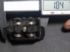 Ho Bachmann steam locomotive 4-8-4 GS4 Daylight rear guide wheels