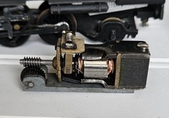 Old Vintage HO Scale Powered Steam Engine Diecast Metal Parts Repair Junkyard