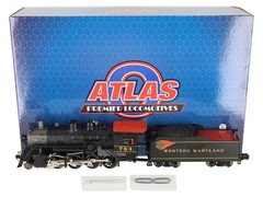Atlas 30138304 O Gauge Premier Western Maryland 2-8-0 Steam Locomotive #754 LN