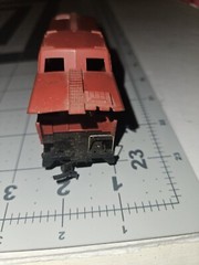 Tyco HO Santa Fe A.T. & S. F. 7240 Cupula Caboose