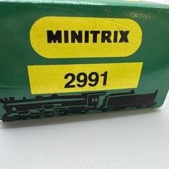 Vintage Minitrix 2991 N Scale Southern RR Train Locomotive & Tender In Box