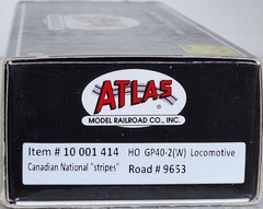 Atlas Gold Series 10001414 HO GP40-2(W) Canadian National #9653 DCC/sound