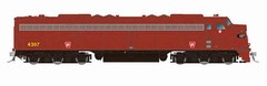 Rapido Trains 28561 HO Scale PRR Late E8A Snd #4307