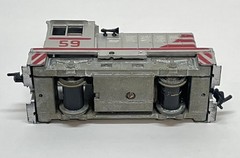Vtg ATHEARN HO SCALE 59 HUSTLER DIESEL SWITCHER LOCOMOTIVE *UNTESTED FOR PARTS*