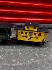 Scientific Toys Pennsylvania 9714 Steam Locomotive Train w/ Union Pacific Caboos