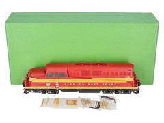 Overland OMI-0375 O Brass FEC EMD BL-2 Diesel Locomotive #606 (2-Rail) – Painted
