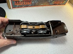 🚂 O SCALE- MARX – VINTAGE “COMMODORE” 0-4-0 LOCO. TANK & BOXCARS -TIN 💥L2504