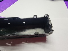 AS IS SHELL ONLY F7B Athearn HO Scale Undecorated Black DAMAGED STIRRUPS DETAILS