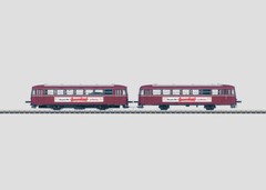 Marklin 39982 ho BR VT 98 + VS 98 EBOE Rail Bus with a Control Car w/glasses