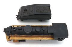 Marx No. 666 Custom Painted 2-4-2 Steam Locomotive & S.P. Tender, O Gauge