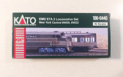 KATO EMD E7A New York Central 106-0440 N Scale A-A Set #4008, #4022