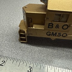 ATHEARN Shell GP40 HO B&O CHESSIE SYSTEM GM50 Special Run Gold Paint Shell Only