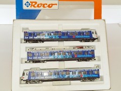 Roco 63006 DCC Ready DB ET 420, 3 Part Urban Railcar Set. Lighting. Exc Cond.HO